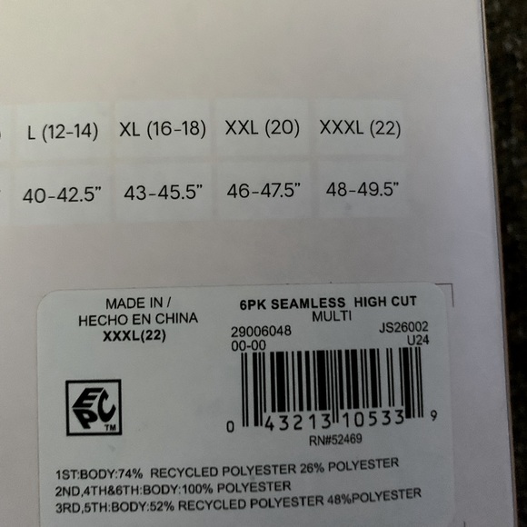 ❤️NWT UNOPENED BOXES-JOYSPUN (6) PAIRS OF UNDERWEAR VARIOUS SIZES! SEE BELOW!❤️ - Picture 7 of 13